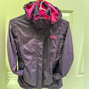 Womens North Face Hyvent Waterproof Windbreaker XS